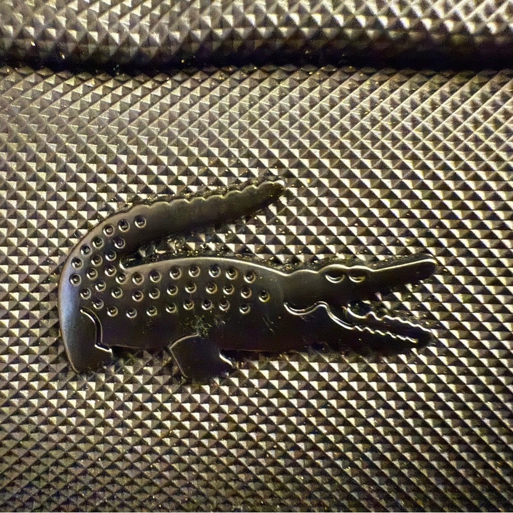LACOSTE Monogram Print Crossbody Bag NWT 🎁 - Picture 7 of 8